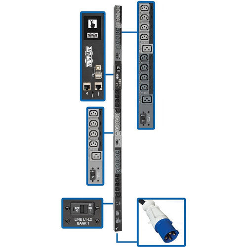 PDU3EVSR6G60 Tripp Lite par Eaton à 30 prises PDU3EVSR6G60