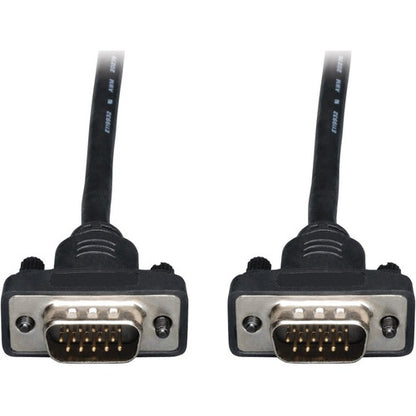 Câble coaxial VGA pour moniteur Tripp Lite 50 pieds à profil bas avec RVB haute résolution HD15 M/M 50' P502-050-SM