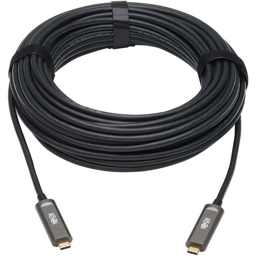 Câble optique actif à fibre optique USB 3.2 Gen 2 Tripp Lite par Eaton, M/M, 10 m (33 pi) U420F-10M-D3