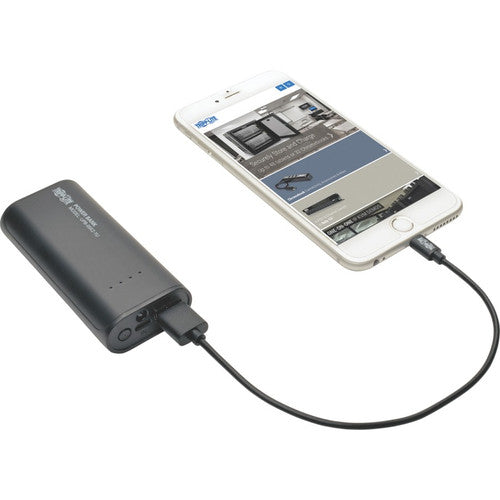 Chargeur de batterie USB portable Tripp Lite by Eaton 5200 mAh avec lampe de poche LED UPB-05K2-1U