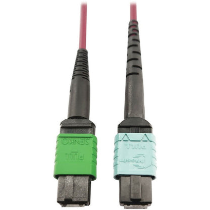 Câble à fibre optique multimode 400G 50/125 OM4 Tripp Lite par Eaton N846D-03M-16CMG, magenta, 3 m N846D-03M-16CMG