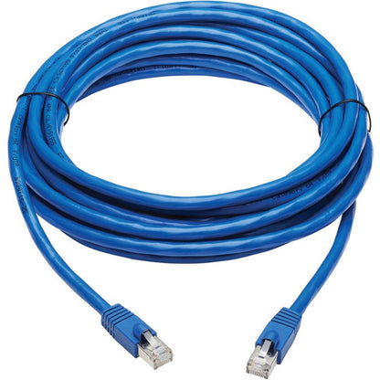 Câble de raccordement réseau Cat6a 10G certifié sans accroc F/UTP (RJ45 M/M) Tripp Lite by Eaton, bleu, 20 pi. N261P-020-BL