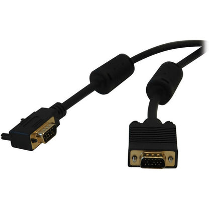 Câble coaxial VGA pour moniteur Tripp Lite 25 pieds avec RVB haute résolution à angle droit HD15 M/M 25' P502-025-RA