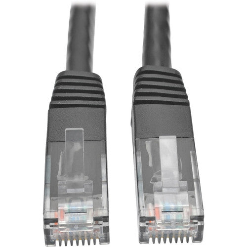 Câble de raccordement moulé Gigabit Cat6 Tripp Lite par Eaton (RJ45 M/M), noir, 25 pi N200-025-BK