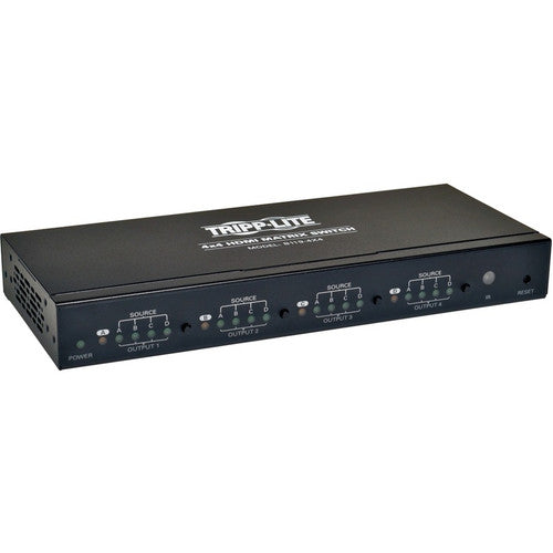 Commutateur matriciel vidéo HDMI haute vitesse Tripp Lite par Eaton 4x4 avec audio 1920x1200 à 60 Hz / 1080p B119-4X4