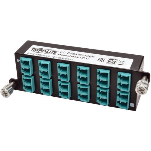 Cassette de transfert haute densité 10 GbE Tripp Lite avec connexion duplex 12 LC N484-12LC