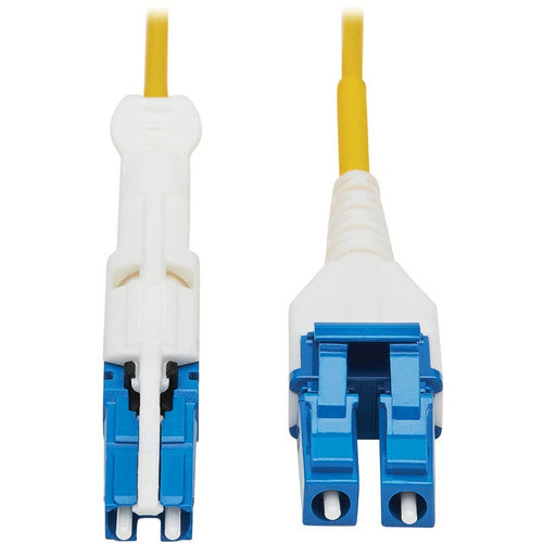 Câble à fibre optique monomode duplex 400 Gb 9/125 OS2 Tripp Lite par Eaton N381L-03M, jaune, 3 m N381L-03M