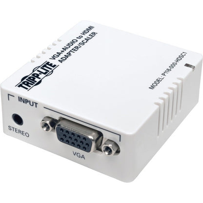 Adaptateur convertisseur VGA vers HDMI Tripp Lite pour audio/vidéo stéréo Blanc P116-000-HDSC1