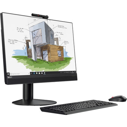 Ordinateur tout-en-un Lenovo ThinkCentre M920z 10S60042US - Intel Core i5 9e génération i5-9400 2,90 GHz - 8 Go RAM DDR4 SDRAM - 256 Go SSD - 23,8" Full HD 1920 x 1080 - Bureau - Professionnel Noir 10S60042US