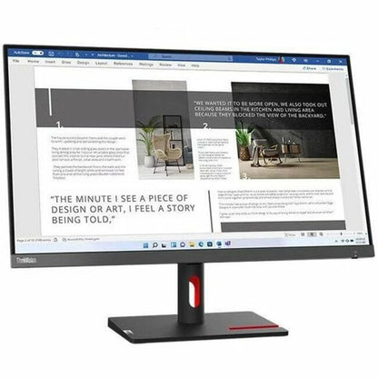 Lenovo ThinkVision S27i-30 27" Class Full HD LED Monitor - 16:9 - Storm Gray 63DFKAR4US