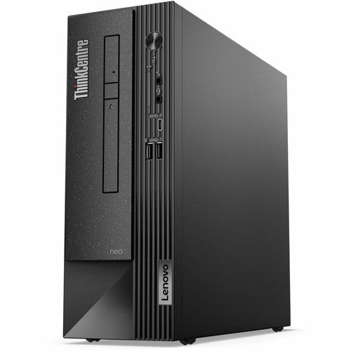 Ordinateur de bureau Lenovo ThinkCentre neo 50s Gen 4 12JF0004CA - Intel Core i3 13e génération i3-13100 Quad-core (4 cœurs) 3,40 GHz - 8 Go de RAM DDR4 SDRAM - 256 Go de SSD M.2 PCI Express NVMe 4.0 x4 - Petit facteur de forme - Noir 12JF0004CA