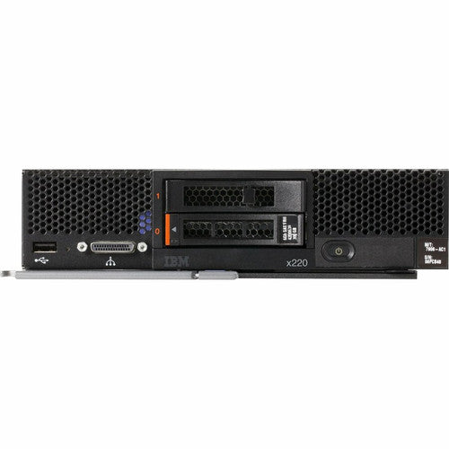 Serveur Lenovo Flex System x220 7906J2U - 1 x Intel Xeon E5-2450 2,10 GHz - 4 Go RAM - Contrôleur Serial ATA/600 7906J2U