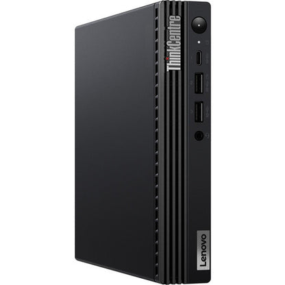 Ordinateur de bureau Lenovo ThinkCentre M80q Gen 3 11U1004LUS - Intel Core i7 12e génération i7-12700T Dodeca-core (12 cœurs) 1,40 GHz - 16 Go RAM DDR5 SDRAM - 1 To SSD M.2 PCI Express NVMe 4.0 x4 - Minuscule - Noir 11U1004LUS