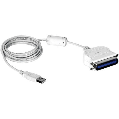 Câble convertisseur USB vers parallèle 1284 TRENDnet, TU-P1284, USB 1.1/2.0/3.0, Windows 10/8.1/8/7, Mac OS X 10.6-10.9, longueur de 2 m (6,6 pi), connexion d'imprimantes à port parallèle à un port USB, Plug &amp; Play TU-P1284