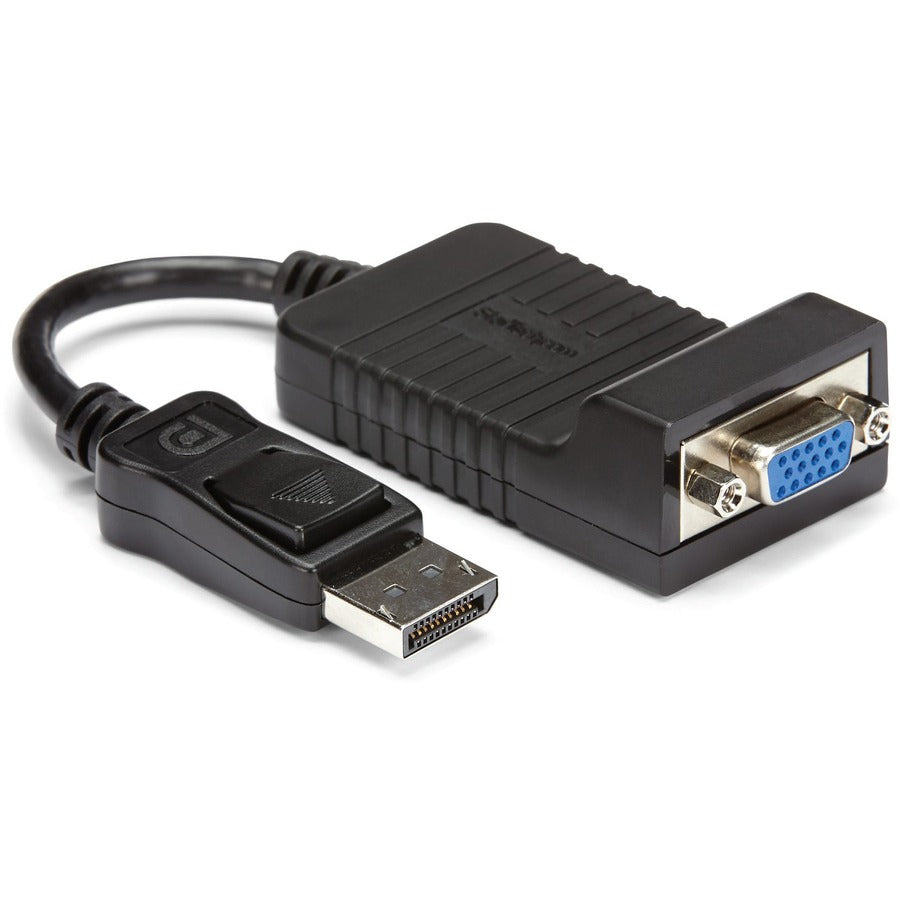 Adaptateur DisplayPort vers VGA StarTech.com, convertisseur DP vers VGA actif, dongle de moniteur vidéo DP vers VGA 1080p, connecteur DP verrouillable, DP2VGA durable