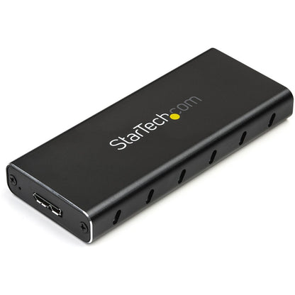 Boîtier SSD M.2 StarTech.com pour SSD M.2 SATA - USB 3.1 (10 Gbit/s) avec câble USB-C - Boîtier externe pour hôte USB-C - Aluminium SM21BMU31C3