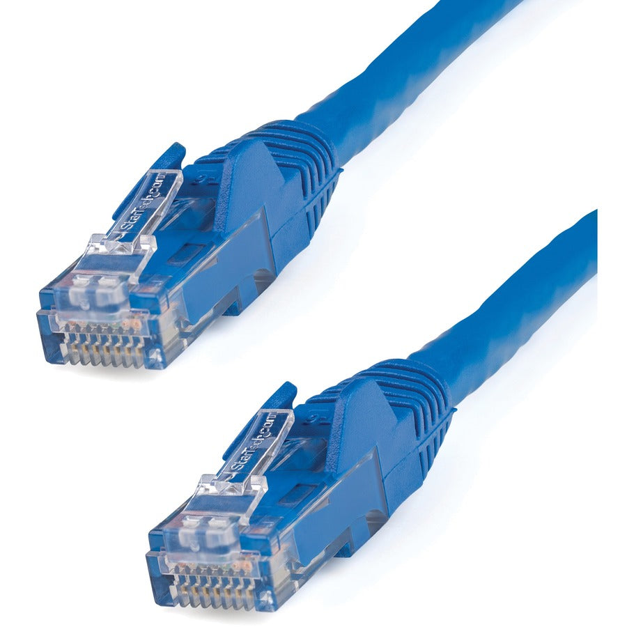 Câble Ethernet CAT6 StarTech.com de 3,7 m - Gigabit sans accroc - 100 W PoE UTP 650 MHz - Cordon de raccordement catégorie 6 - Câblage certifié UL/TIA N6PATCH12BL