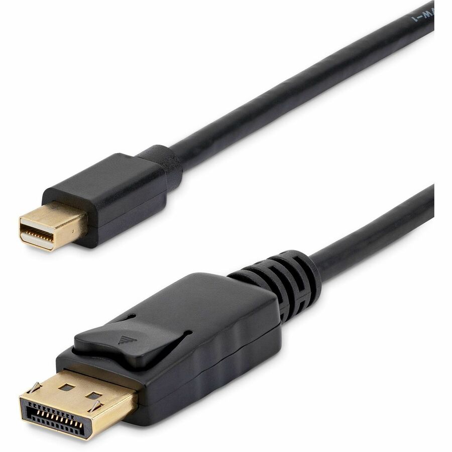 StarTech.com Câble Mini DisplayPort vers DisplayPort 1.2 de 1,8 m, câble adaptateur mDP vers DisplayPort 4K x 2K, câble Mini DP vers DP pour moniteur MDP2DPMM6