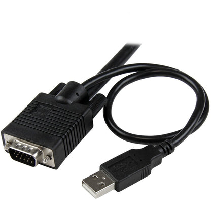 Câble USB VGA 2 ports StarTech.com pour commutateur KVM - Alimentation USB avec commutateur à distance SV211USB