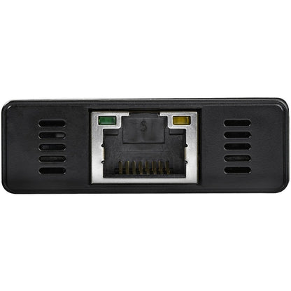 StarTech.com Hub USB 3.0 portable à 3 ports avec adaptateur Gigabit Ethernet NIC - 5 Gbit/s - Aluminium avec câble ST3300GU3B