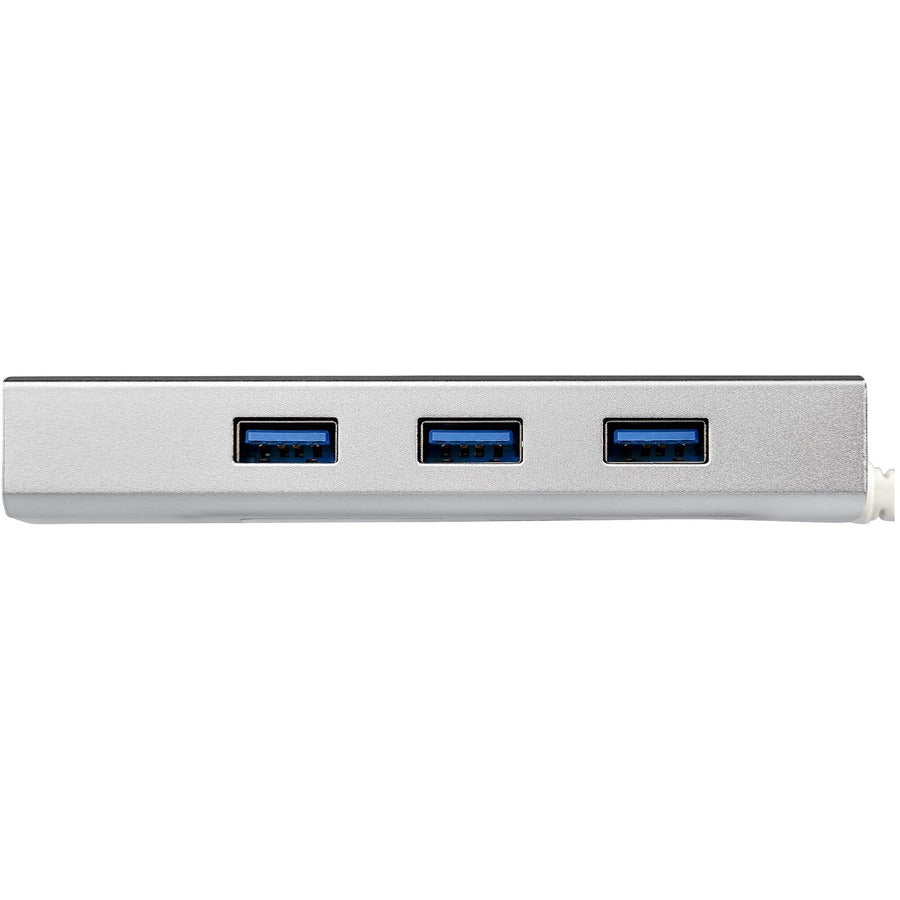 StarTech.com Hub USB 3 ports avec Ethernet, ports USB-A, Gigabit Ethernet/GbE, USB 5 Gbit/s, alimentation par bus, hub USB 3.0 pour ordinateur portable ST3300G3UA