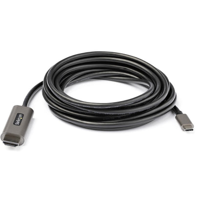 StarTech.com Câble USB C vers HDMI 4K 60 Hz avec HDR10, câble adaptateur vidéo Ultra HD USB Type-C vers HDMI 2.0b de 4 m, DP 1.4 Alt Mode HBR3 CDP2HDMM4MH