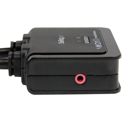 StarTech.com Câble USB HDMI 2 ports KVM Switch avec audio et commutateur à distance - Alimentation USB SV211HDUA