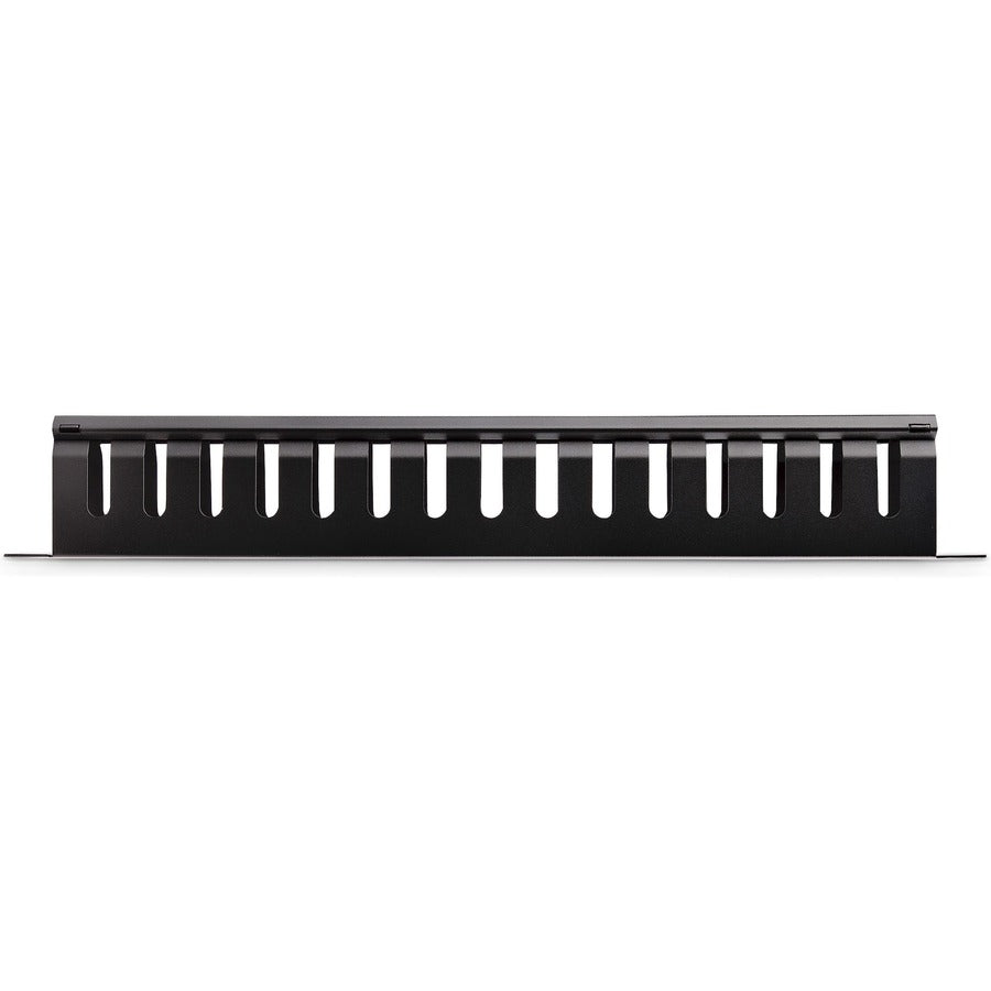 StarTech.com Panneau de gestion des câbles pour rack 1U avec couvercle CMDUCT1UX