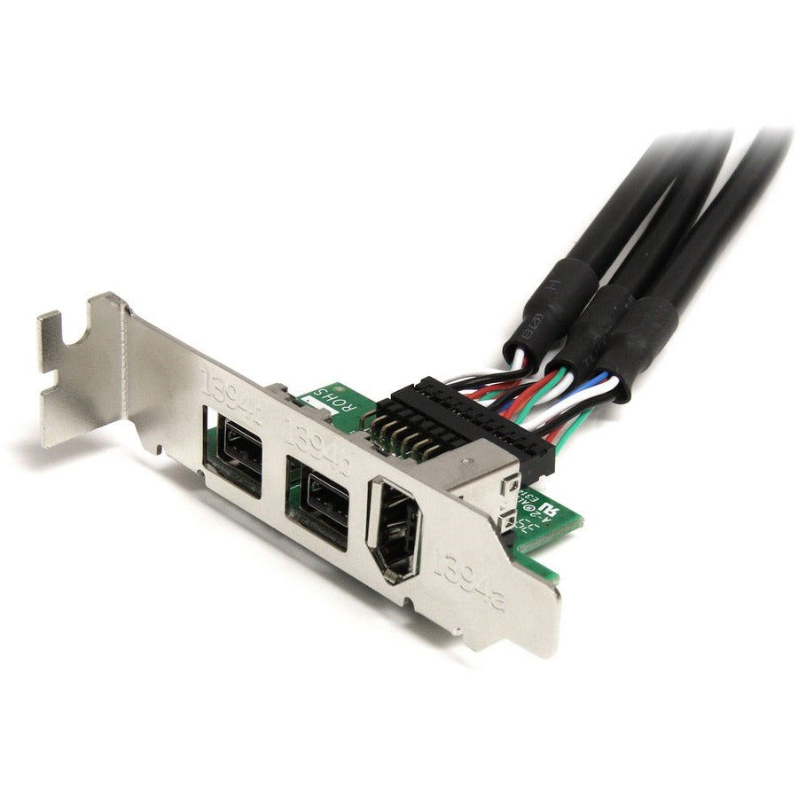 Adaptateur de carte FireWire Mini PCI Express 3 ports 2b 1a 1394 StarTech.com MPEX1394B3