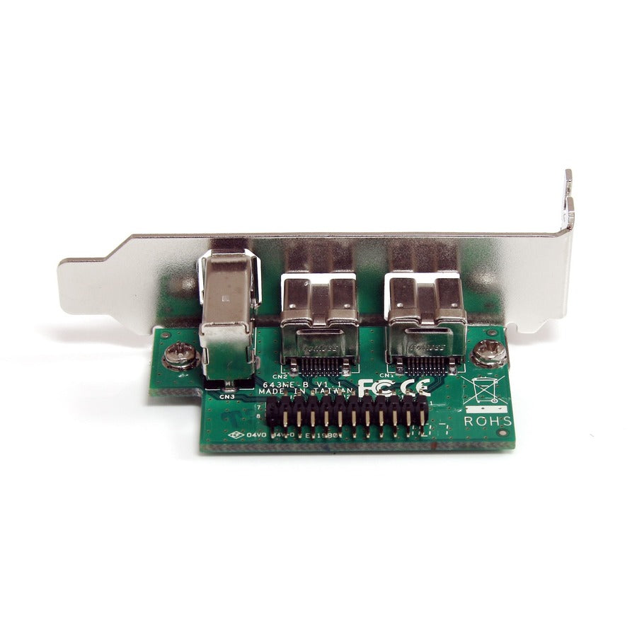 Adaptateur de carte FireWire Mini PCI Express 3 ports 2b 1a 1394 StarTech.com MPEX1394B3