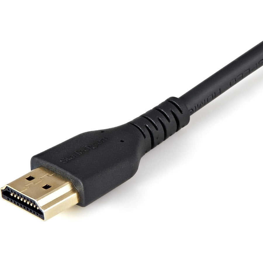 StarTech.com Câble HDMI 2.0 haute vitesse 4K 60 Hz HDR avec Ethernet, connecteur de verrouillage sécurisé, M/M HDMM2MLS