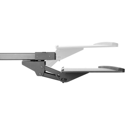 StarTech.com Plateau de clavier sous le bureau - Réglable - Tiroir pour clavier - Support pour clavier d'ordinateur - Étagère pour clavier 26,4 pouces de large - Étagère pour clavier KBTRAYADJ