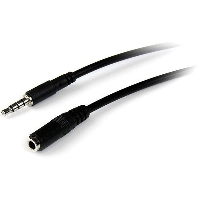 Câble d'extension de casque TRRS 4 positions 3,5 mm StarTech.com de 2 m - M/F MUHSMF2M