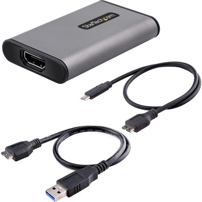 StarTech.com USB 3.0 HDMI Video Capture Device, 4K Video External USB Capture Card/Adapter, UVC Screen Recorder, works w/USB-A, USB-C, TB3 4K30-HDMI-CAPTURE