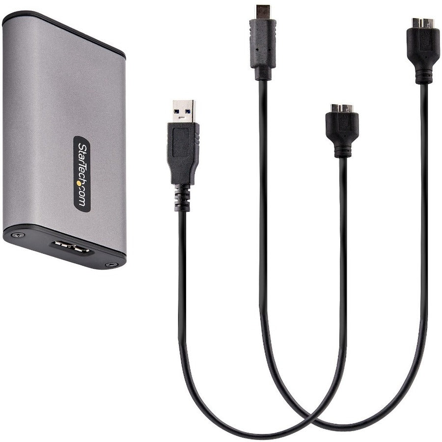 StarTech.com USB 3.0 HDMI Video Capture Device, 4K Video External USB Capture Card/Adapter, UVC Screen Recorder, works w/USB-A, USB-C, TB3 4K30-HDMI-CAPTURE