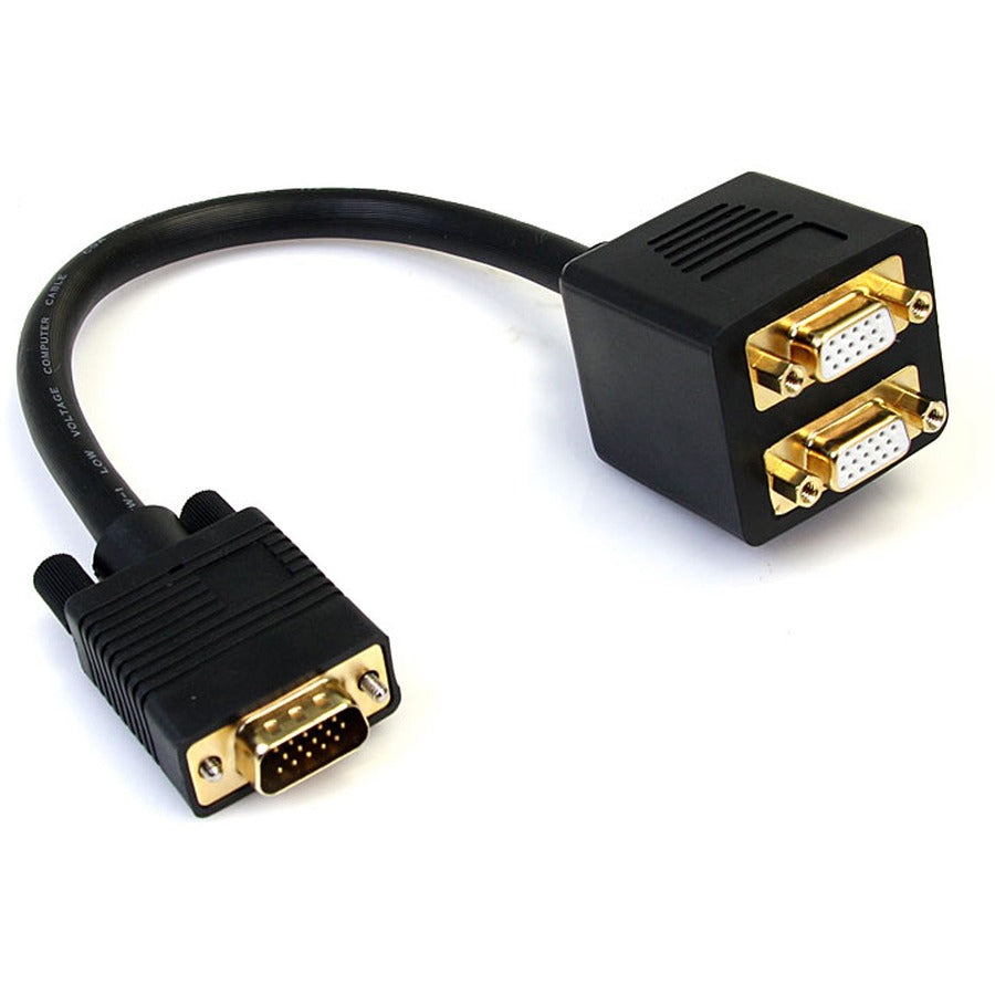 StarTech.com Câble répartiteur vidéo VGA vers 2x VGA de 30 cm - M/F VGASPL1VV