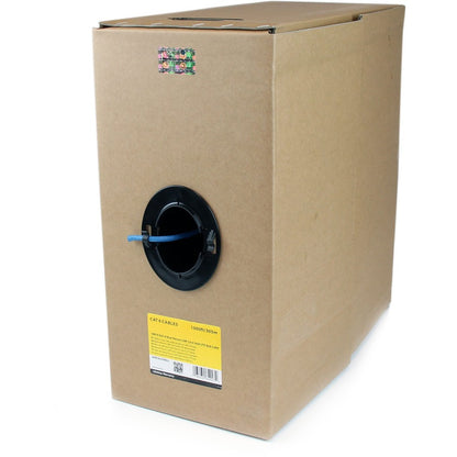 Câble Ethernet Cat 6 en vrac StarTech.com - 1000 pieds - Solide - Classement au feu Plenum CMP/FT6 - Vérifié ETL - Bleu - Conforme TAA WIRC6CMPBLU