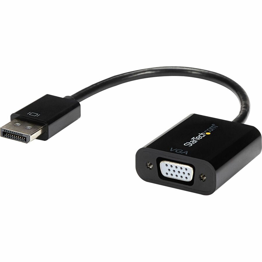 Adaptateur DisplayPort vers VGA StarTech.com, convertisseur DP vers VGA actif, vidéo 1080p, dongle adaptateur DP vers VGA (numérique vers analogique), DP 1.2 DP2VGA3