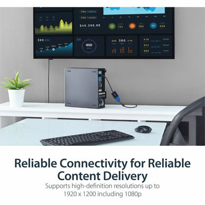 Adaptateur DisplayPort vers VGA StarTech.com, convertisseur DP vers VGA actif, vidéo 1080p, dongle adaptateur DP vers VGA (numérique vers analogique), DP 1.2 DP2VGA3