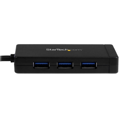 StarTech.com USB-C to Ethernet Adapter - Gigabit - 3 Port USB C to USB Hub and Power Adapter - Thunderbolt 3 Compatible HB30C3A1GE