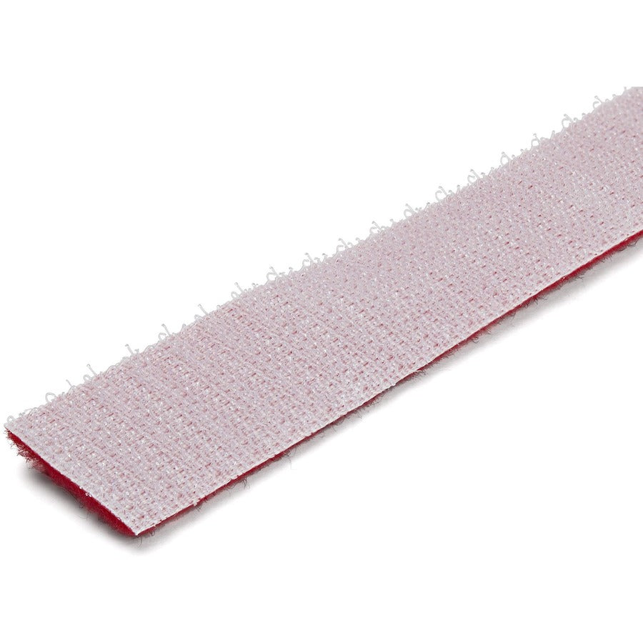 StarTech.com Rouleau de 30,5 m de bande auto-agrippante - Rouge - Gestion des câbles (HKLP100RD) HKLP100RD