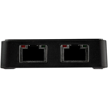 Adaptateur réseau StarTech.com USB 3.0 vers Gigabit Ethernet double port avec port USB USB32000SPT