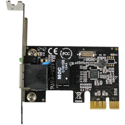StarTech.com Adaptateur réseau pour serveur PCI Express PCIe Gigabit NIC 1 port - Profil bas ST1000SPEX2L