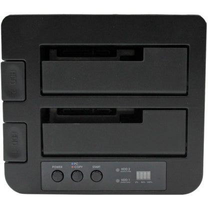 StarTech.com Standalone Hard Drive Duplicator Dock, External Dual Bay HDD/SSD Cloner/Copier, USB 3.0 / eSATA, SATA Disk Cloning / Recovery SDOCK2U33RE