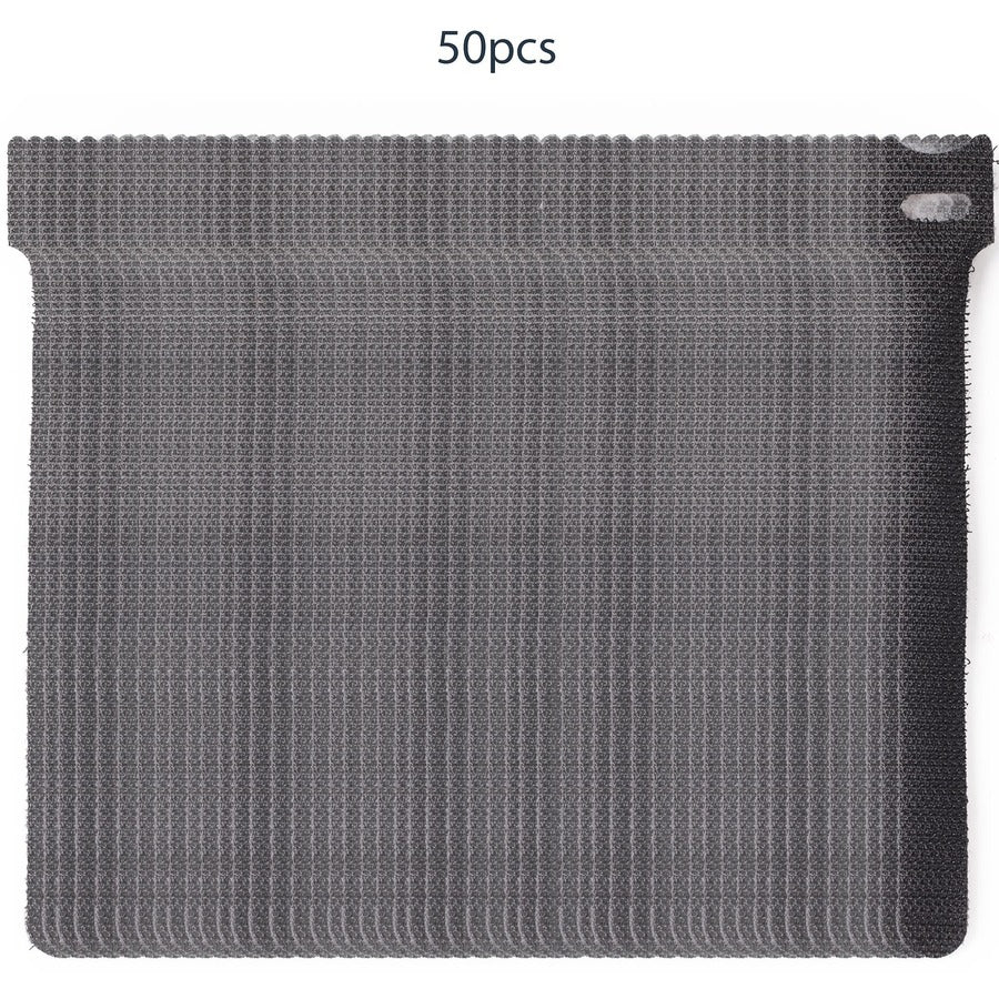 StarTech.com Lot de 50 serre-câbles auto-agrippants de 15 cm, sangles métalliques réutilisables, réglables et flexibles, attaches/enrouleurs de cordons pour la gestion des câbles B506I-HOOK-LOOP-TIES