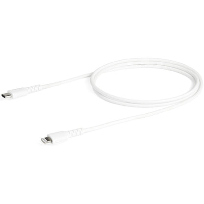 Câble USB-C vers Lightning durable de 1 m de StarTech.com, câble de charge/synchronisation robuste et résistant pour Apple iPhone/iPad certifié MFi RUSBCLTMM1MW