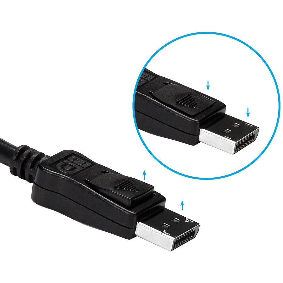 Adaptateur StarTech.com DisplayPort vers DVI, adaptateur DisplayPort vers DVI-D/convertisseur vidéo 1080p, moniteur DP 1.2 vers DVI, connecteur DP verrouillable DP2DVI