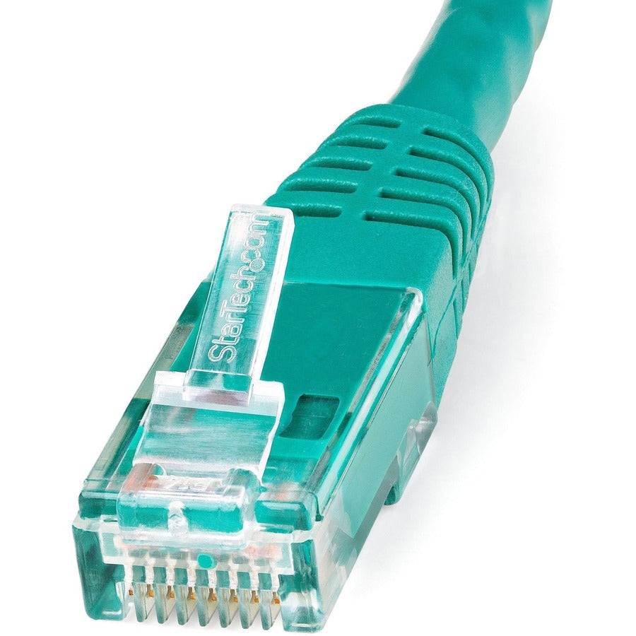 Câble Ethernet CAT6 StarTech.com de 3 m - Gigabit moulé vert - 100 W PoE UTP 650 MHz - Cordon de raccordement de catégorie 6 Câblage certifié UL/TIA C6PATCH10GN