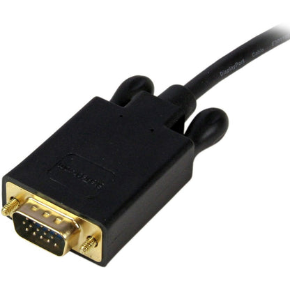 Câble adaptateur DisplayPort vers VGA StarTech.com de 3 m (10 pi), câble adaptateur DisplayPort vers VGA actif, vidéo 1080p, câble convertisseur de moniteur DP vers VGA DP2VGAMM10B