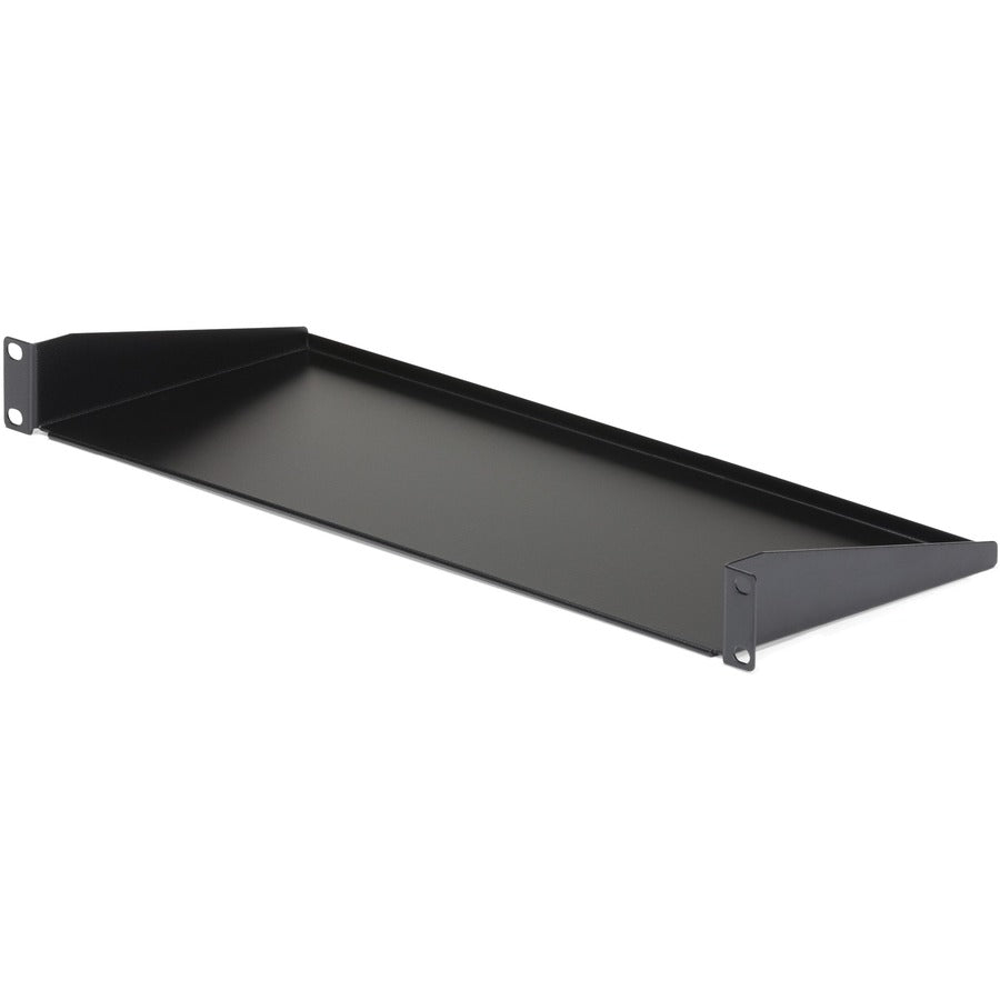 StarTech.com Étagère pour rack de serveur 1U - Plateau de montage en rack cantilever fixe de 17,8 cm de profondeur pour boîtier de données/AV/réseau de 48,3 cm avec écrous à cage, vis CABSHELF1U